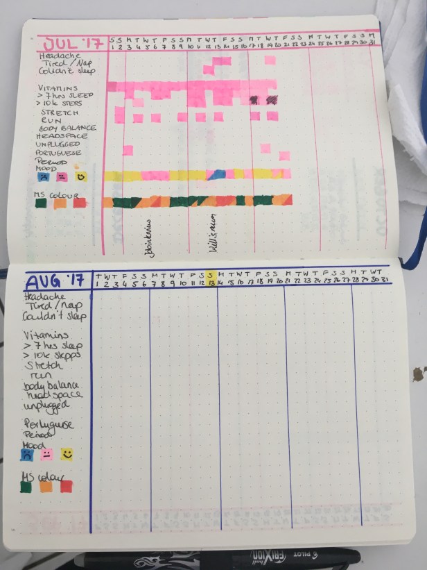 2017 Habit tracker